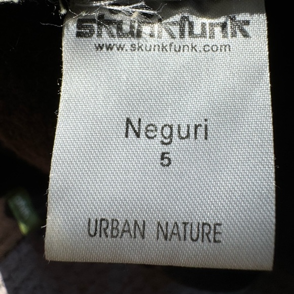 Dark brown Skunkfunk button up wool blend jacket with belt size 5 (L) - Picture 6 of 16